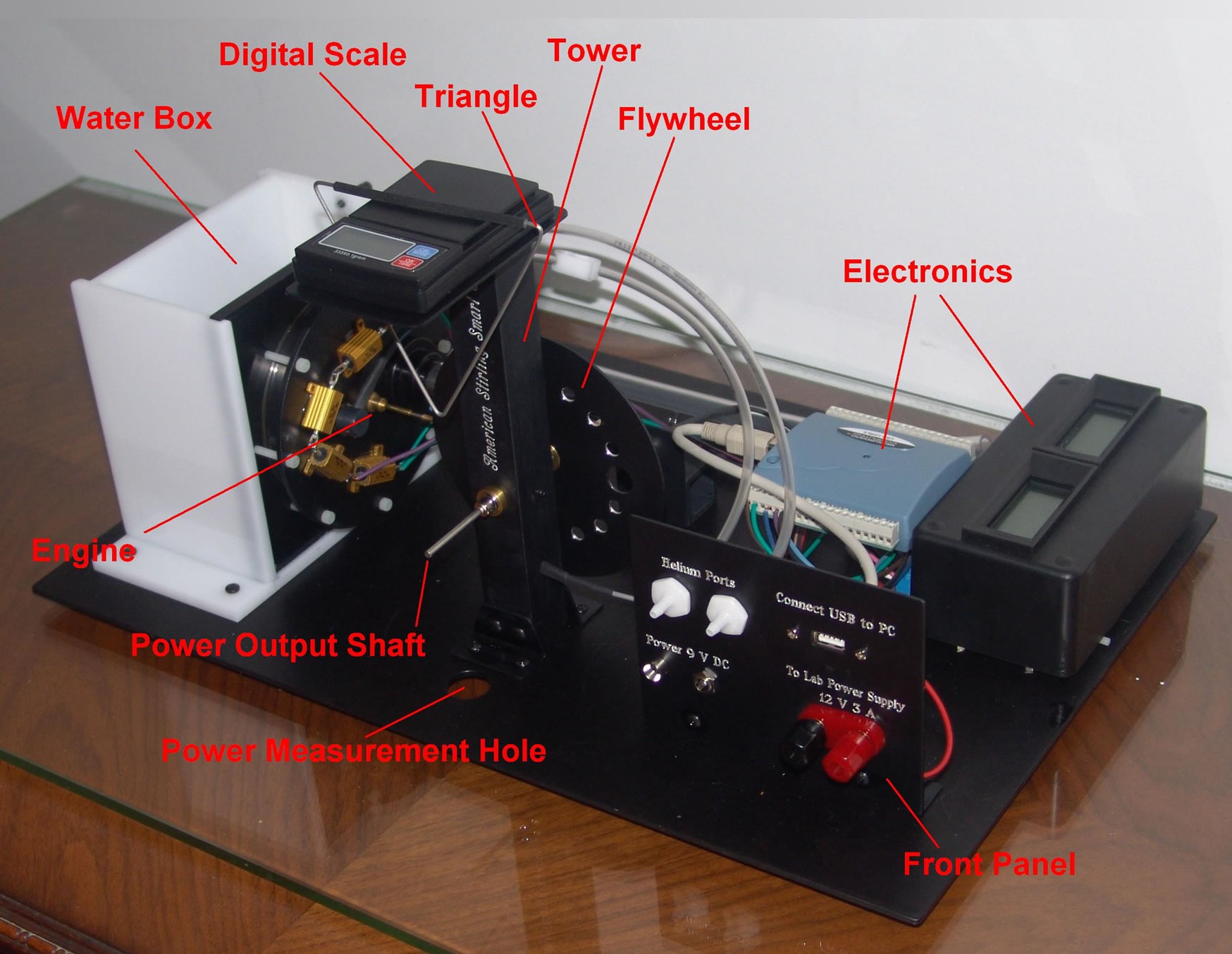 Smart Stirling Lab Engine